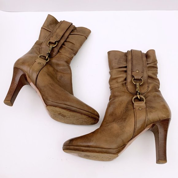 Coach Torree Leather Ankle Boots - Picture 1 of 12